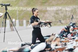 19.05.2024, Forni Avoltri, Italy (ITA): Lisa Vittozzi (ITA) - Biathlon summer training, Forni Avoltri (ITA). www.nordicfocus.com. © Del Fabbro/NordicFocus. Every downloaded picture is fee-liable.