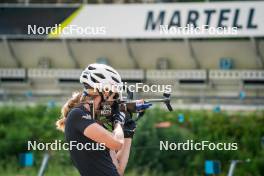 17.07.2024, Martell, Italy (ITA): Michela Carrara (ITA) - Biathlon summer training, Martell (ITA). www.nordicfocus.com. © Barbieri/NordicFocus. Every downloaded picture is fee-liable.