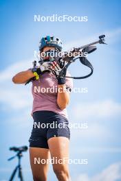 06.08.2024, Lavaze, Italy (ITA): Dunja Zdouc (AUT) - Biathlon summer training, Lavaze (ITA). www.nordicfocus.com. © Barbieri/NordicFocus. Every downloaded picture is fee-liable.