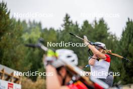 20.09.2024, Font-Romeu, France (FRA): Maya Cloetens (BEL) - Biathlon summer training, Font-Romeu (FRA). www.nordicfocus.com. © Authamayou/NordicFocus. Every downloaded picture is fee-liable.