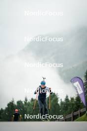 27.09.2024, Lavaze, Italy (ITA): Lukas Hofer (ITA) - Biathlon summer training, Lavaze (ITA). www.nordicfocus.com. © Barbieri/NordicFocus. Every downloaded picture is fee-liable.