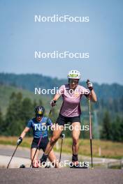 31.07.2024, Lavaze, Italy (ITA): Tamara Steiner (AUT) - Biathlon summer training, Lavaze (ITA). www.nordicfocus.com. © Barbieri/NordicFocus. Every downloaded picture is fee-liable.