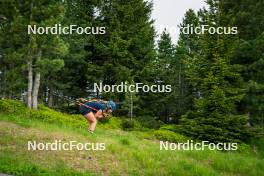 15.06.2024, Lavaze, Italy (ITA): Anna Magnusson (SWE) - Biathlon summer training, Lavaze (ITA). www.nordicfocus.com. © Barbieri/NordicFocus. Every downloaded picture is fee-liable.