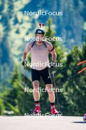 27.06.2024, Lavaze, Italy (ITA): Sturla Holm Laegreid (NOR) - Biathlon summer training, Lavaze (ITA). www.nordicfocus.com. © Barbieri/NordicFocus. Every downloaded picture is fee-liable.