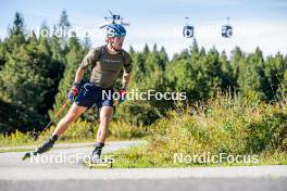 05.09.2024, Font-Romeu, France (FRA): Malte Stefansson (SWE) - Biathlon summer training, Font-Romeu (FRA). www.nordicfocus.com. © Authamayou/NordicFocus. Every downloaded picture is fee-liable.