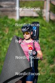 31.07.2024, Lavaze, Italy (ITA): Anna Juppe (AUT) - Biathlon summer training, Lavaze (ITA). www.nordicfocus.com. © Barbieri/NordicFocus. Every downloaded picture is fee-liable.