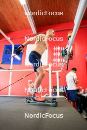 02.07.2024, Premanon, France (FRA): Emilien Jacquelin (FRA) - Biathlon summer training, Premanon (FRA). www.nordicfocus.com. © Manzoni/NordicFocus. Every downloaded picture is fee-liable.