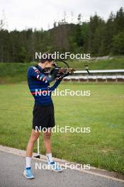 15.06.2024, Correncon-en-Vercors, France (FRA): Eric Perrot (FRA) - Biathlon summer training, Correncon-en-Vercors (FRA). www.nordicfocus.com. © Joly/NordicFocus. Every downloaded picture is fee-liable.