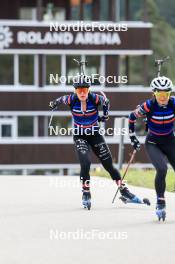 15.09.2024, Lenzerheide, Switzerland (SUI): Sophie Chauveau (FRA) - Sommer Nordic Event 2024, Sommer Biathlon Cup, Lenzerheide (SUI). www.nordicfocus.com. © Manzoni/NordicFocus. Every downloaded picture is fee-liable.