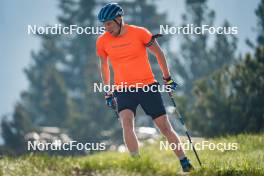 06.06.2024, Lavaze, Italy (ITA): Viktor Brandt (SWE) - Biathlon summer training, Lavaze (ITA). www.nordicfocus.com. © Barbieri/NordicFocus. Every downloaded picture is fee-liable.