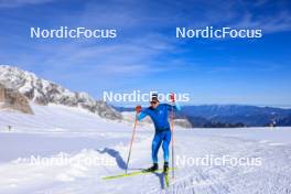 12.10.2024, Ramsau am Dachstein, Austria (AUT): Dmytro Pidruchnyi (UKR) - Biathlon summer training, Dachsteinglacier, Ramsau am Dachstein (AUT). www.nordicfocus.com. © Manzoni/NordicFocus. Every downloaded picture is fee-liable.