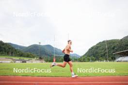 03.07.2024, Saint-Claude, France (FRA): Emilien Jacquelin (FRA) - Biathlon summer training, Premanon (FRA). www.nordicfocus.com. © Manzoni/NordicFocus. Every downloaded picture is fee-liable.