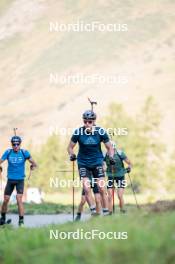 28.08.2024, Bessans, France (FRA): Emilien Jacquelin (FRA) - Biathlon summer training, Bessans (FRA). www.nordicfocus.com. © Authamayou/NordicFocus. Every downloaded picture is fee-liable.