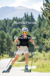 17.08.2024, Font-Romeu, France (FRA): Célia Henaff (FRA) - Biathlon summer training, Font-Romeu (FRA). www.nordicfocus.com. © Authamayou/NordicFocus. Every downloaded picture is fee-liable.