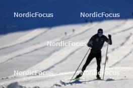 14.10.2024, Ramsau am Dachstein, Austria (AUT): Niklas Hartweg (SUI) - Biathlon summer training, Dachsteinglacier, Ramsau am Dachstein (AUT). www.nordicfocus.com. © Manzoni/NordicFocus. Every downloaded picture is fee-liable.