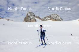 14.10.2024, Ramsau am Dachstein, Austria (AUT): Gilonne Guigonnat (FRA) - Biathlon summer training, Dachsteinglacier, Ramsau am Dachstein (AUT). www.nordicfocus.com. © Manzoni/NordicFocus. Every downloaded picture is fee-liable.