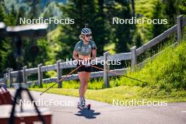 28.06.2024, Lavaze, Italy (ITA): Karoline Offigstad  Knotten (NOR) - Biathlon summer training, Lavaze (ITA). www.nordicfocus.com. © Barbieri/NordicFocus. Every downloaded picture is fee-liable.