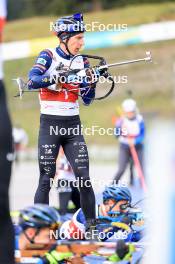 15.09.2024, Lenzerheide, Switzerland (SUI): Quentin Fillon Maillet (FRA) - Sommer Nordic Event 2024, Sommer Biathlon Cup, Lenzerheide (SUI). www.nordicfocus.com. © Manzoni/NordicFocus. Every downloaded picture is fee-liable.