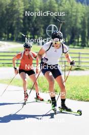 06.08.2024, Lenzerheide, Switzerland (SUI): Lisa Theresa Hauser (AUT) - Biathlon summer training, Lenzerheide (SUI). www.nordicfocus.com. © Manzoni/NordicFocus. Every downloaded picture is fee-liable.