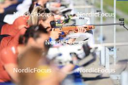 06.08.2024, Lenzerheide, Switzerland (SUI): Elisa Gasparin (SUI) - Biathlon summer training, Lenzerheide (SUI). www.nordicfocus.com. © Manzoni/NordicFocus. Every downloaded picture is fee-liable.