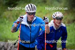 26.08.2024, Martell, Italy (ITA): Lukas Hofer (ITA) - Biathlon summer training, Martell (ITA). www.nordicfocus.com. © Vanzetta/NordicFocus. Every downloaded picture is fee-liable.