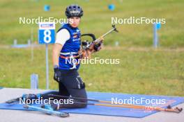 16.09.2024, Lenzerheide, Switzerland (SUI): Julia Simon (FRA) - Biathlon summer training, Lenzerheide (SUI). www.nordicfocus.com. © Manzoni/NordicFocus. Every downloaded picture is fee-liable.