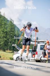 28.08.2024, Bessans, France (FRA): Oceane Michelon (FRA) - Biathlon summer training, Bessans (FRA). www.nordicfocus.com. © Authamayou/NordicFocus. Every downloaded picture is fee-liable.