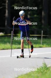 18.07.2024, Lenzerheide, Switzerland (SUI): Campbell Wright (NZL) - Biathlon summer training, Lenzerheide (SUI). www.nordicfocus.com. © Manzoni/NordicFocus. Every downloaded picture is fee-liable.