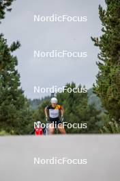 20.09.2024, Font-Romeu, France (FRA): Maya Cloetens (BEL) - Biathlon summer training, Font-Romeu (FRA). www.nordicfocus.com. © Authamayou/NordicFocus. Every downloaded picture is fee-liable.