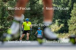 02.09.2024, Font-Romeu, France (FRA): Viktor Brandt (SWE) - Biathlon summer training, Font-Romeu (FRA). www.nordicfocus.com. © Authamayou/NordicFocus. Every downloaded picture is fee-liable.