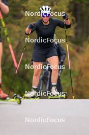 13.10.2024, Ramsau am Dachstein, Austria (AUT): Lena Haecki-Gross (SUI) - Biathlon summer training, Ramsau am Dachstein (AUT). www.nordicfocus.com. © Manzoni/NordicFocus. Every downloaded picture is fee-liable.