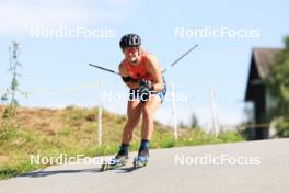 15.07.2024, Lenzerheide, Switzerland (SUI): Grace Castonguay (USA) - Biathlon summer training, Lenzerheide (SUI). www.nordicfocus.com. © Manzoni/NordicFocus. Every downloaded picture is fee-liable.