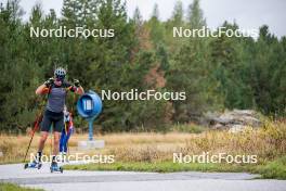 20.09.2024, Font-Romeu, France (FRA): Sam Parmantier (BEL) - Biathlon summer training, Font-Romeu (FRA). www.nordicfocus.com. © Authamayou/NordicFocus. Every downloaded picture is fee-liable.