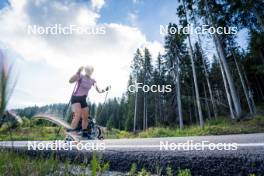 06.08.2024, Lavaze, Italy (ITA): Lisa Osl (AUT) - Biathlon summer training, Lavaze (ITA). www.nordicfocus.com. © Barbieri/NordicFocus. Every downloaded picture is fee-liable.