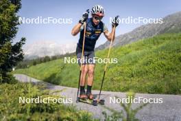 19.06.2024, Lavaze, Italy (ITA): Tommaso Giacomel (ITA) - Biathlon summer training, Lavaze (ITA). www.nordicfocus.com. © Vanzetta/NordicFocus. Every downloaded picture is fee-liable.