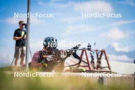 06.08.2024, Lavaze, Italy (ITA): Dunja Zdouc (AUT) - Biathlon summer training, Lavaze (ITA). www.nordicfocus.com. © Barbieri/NordicFocus. Every downloaded picture is fee-liable.