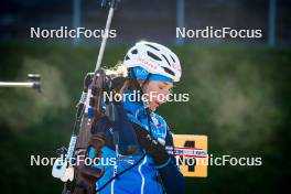 29.09.2024, Lavaze, Italy (ITA): Michela Carrara (ITA) - Biathlon summer training, Lavaze (ITA). www.nordicfocus.com. © Barbieri/NordicFocus. Every downloaded picture is fee-liable.