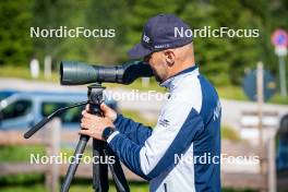 27.06.2024, Lavaze, Italy (ITA): Siegfried Mazet (FRA) - Biathlon summer training, Lavaze (ITA). www.nordicfocus.com. © Barbieri/NordicFocus. Every downloaded picture is fee-liable.