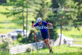 18.07.2024, Lenzerheide, Switzerland (SUI): Maxime Germain (USA) - Biathlon summer training, Lenzerheide (SUI). www.nordicfocus.com. © Manzoni/NordicFocus. Every downloaded picture is fee-liable.