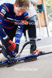 03.07.2024, Premanon, France (FRA): Fabien Claude (FRA) - Biathlon summer training, Premanon (FRA). www.nordicfocus.com. © Manzoni/NordicFocus. Every downloaded picture is fee-liable.