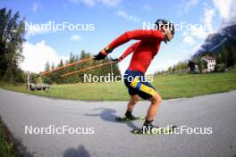 10.09.2024, Lenzerheide, Switzerland (SUI): Undefined Ukrainian athlete competes - Biathlon summer training, Lenzerheide (SUI). www.nordicfocus.com. © Manzoni/NordicFocus. Every downloaded picture is fee-liable.