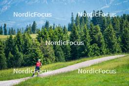 28.06.2024, Lavaze, Italy (ITA): Ingrid Landmark Tandrevold (NOR) - Biathlon summer training, Lavaze (ITA). www.nordicfocus.com. © Barbieri/NordicFocus. Every downloaded picture is fee-liable.