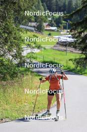 06.08.2024, Lenzerheide, Switzerland (SUI): Lena Haecki-Gross (SUI) - Biathlon summer training, Lenzerheide (SUI). www.nordicfocus.com. © Manzoni/NordicFocus. Every downloaded picture is fee-liable.