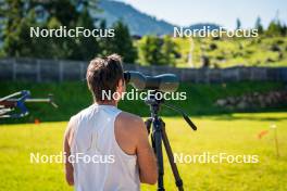 28.06.2024, Lavaze, Italy (ITA): Patrick Oberegger (ITA) - Biathlon summer training, Lavaze (ITA). www.nordicfocus.com. © Barbieri/NordicFocus. Every downloaded picture is fee-liable.