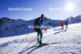 12.10.2024, Ramsau am Dachstein, Austria (AUT): Dmytro Pidruchnyi (UKR) - Biathlon summer training, Dachsteinglacier, Ramsau am Dachstein (AUT). www.nordicfocus.com. © Manzoni/NordicFocus. Every downloaded picture is fee-liable.