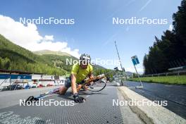 27.08.2024, Martell, Italy (ITA): Elia Zeni (ITA) - Biathlon summer training, Martell (ITA). www.nordicfocus.com. © Vanzetta/NordicFocus. Every downloaded picture is fee-liable.