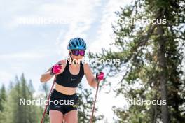 02.09.2024, Font-Romeu, France (FRA): Anna Karin Heijdenberg (SWE) - Biathlon summer training, Font-Romeu (FRA). www.nordicfocus.com. © Authamayou/NordicFocus. Every downloaded picture is fee-liable.