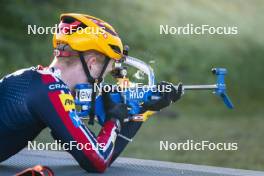 22.10.2024, Lavaze, Italy (ITA): Johannes Thingnes Boe (NOR) - Biathlon summer training, Lavaze (ITA). www.nordicfocus.com. © Vanzetta/NordicFocus. Every downloaded picture is fee-liable.