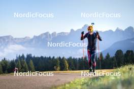 22.10.2024, Lavaze, Italy (ITA): Johannes Thingnes Boe (NOR) - Biathlon summer training, Lavaze (ITA). www.nordicfocus.com. © Vanzetta/NordicFocus. Every downloaded picture is fee-liable.