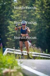 06.08.2024, Lavaze, Italy (ITA): Dunja Zdouc (AUT) - Biathlon summer training, Lavaze (ITA). www.nordicfocus.com. © Barbieri/NordicFocus. Every downloaded picture is fee-liable.